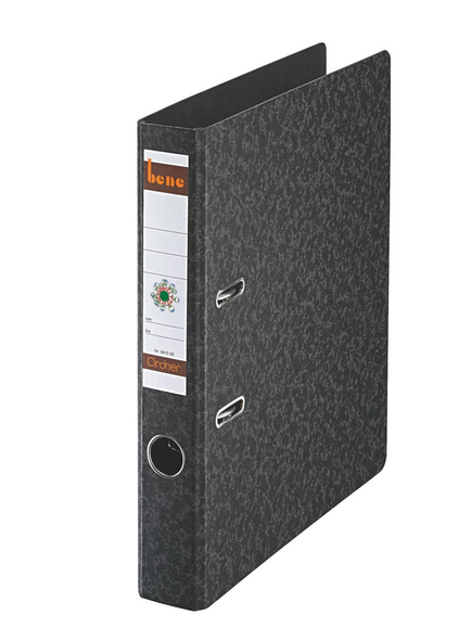 Ordner Bene Hartpappe A4 hoch, Art.-Nr. 091500 - Paterno B2B-Shop
