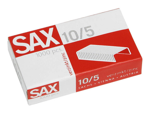 Heftklammern Sax 10/5 verzinkt, Art.-Nr. 10-5 - Paterno B2B-Shop