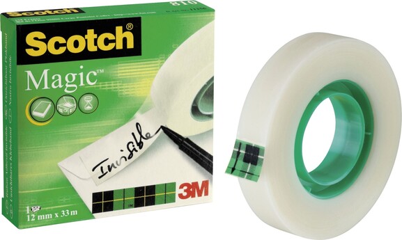Klebeband Scotch Magic 12mmx33lfm, Art.-Nr. 11256 - Paterno B2B-Shop