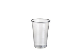 Trinkbecher 0,2 Liter transparent mit Füllstrich, Art.-Nr. 12149 - Paterno B2B-Shop