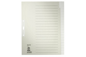 Register Leitz A4 20-teilig grau, Art.-Nr. 1220-00-85 - Paterno B2B-Shop
