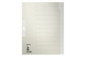 Register Leitz A4 12-teilig grau, Art.-Nr. 1222-00-85 - Paterno B2B-Shop