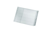 Register Leitz A-Z grau halbe Höhe, Art.-Nr. 1262-00-00 - Paterno B2B-Shop