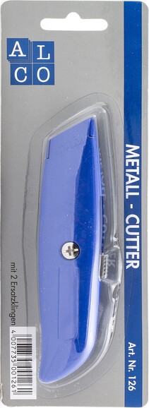 Cutter Alco 126 aus Metall 18mm Klinge, Art.-Nr. 126ALCO - Paterno B2B-Shop Cutter Alco 126 aus Metall 18mm Klinge, Art.-Nr. 126ALCO - Paterno B2B-Shop