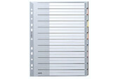 Register Leitz A4 12-teilig grau, Art.-Nr. 1273-00-00 - Paterno B2B-Shop