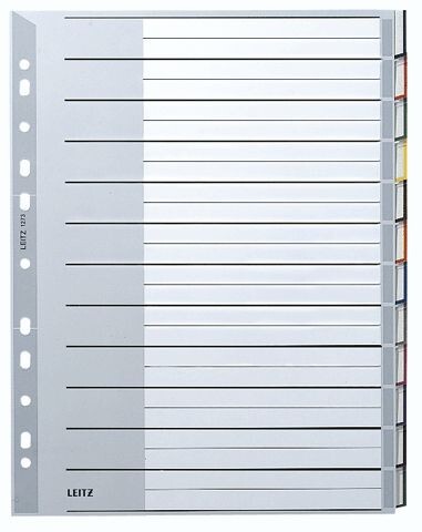 Register Leitz A4 12-teilig grau, Art.-Nr. 1273-00-00 - Paterno B2B-Shop