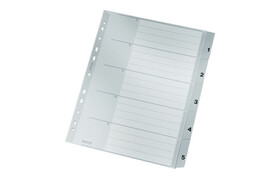 Register Leitz A4 1-5 grau, Art.-Nr. 1283-00-85 - Paterno B2B-Shop
