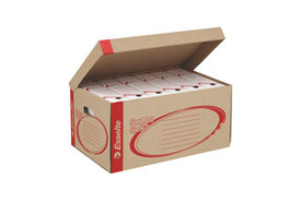 Archivcontainer Esselte mit Deckel braun, Art.-Nr. 128300 - Paterno B2B-Shop