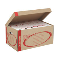Archivcontainer Esselte mit Deckel braun, Art.-Nr. 128300 - Paterno B2B-Shop