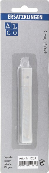 Ersatzklingen Alco 128A 9mm, Art.-Nr. 128ALCO - Paterno B2B-Shop