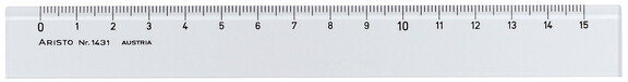 Lineal Aristo 15 cm Plexiglas, Art.-Nr. 1431 - Paterno B2B-Shop Lineal Aristo 15 cm Plexiglas, Art.-Nr. 1431 - Paterno B2B-Shop
