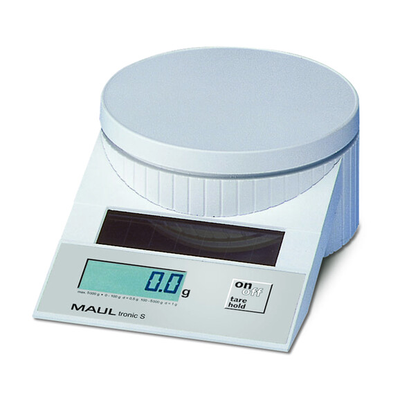 Briefwaage MAULtronic Solar 2kg weiss, Art.-Nr. 1513102 - Paterno B2B-Shop