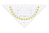Geodreieck Aristo 1552 ohne Griff 16cm, Art.-Nr. 1552 - Paterno B2B-Shop