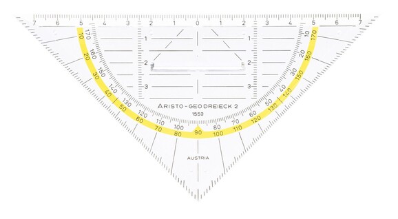 Geodreieck Aristo 1553 16cm mit Griff, Art.-Nr. 1553 - Paterno B2B-Shop Geodreieck Aristo 1553 16cm mit Griff, Art.-Nr. 1553 - Paterno B2B-Shop