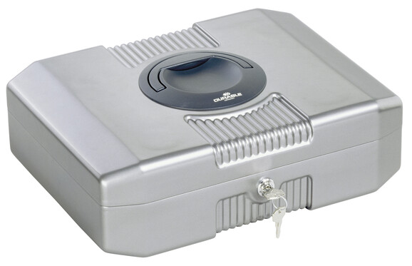 Geldkassette Durable Euroboxx anthrazig/grau, Art.-Nr. 178257 - Paterno B2B-Shop