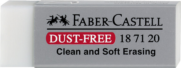 Radiergummi Faber DUST-FREE weiss, Art.-Nr. 187120 - Paterno B2B-Shop