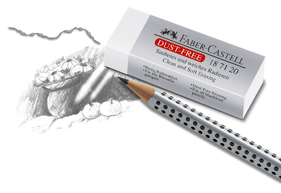 Radiergummi Faber DUST-FREE weiss, Art.-Nr. 187120 - Paterno B2B-Shop