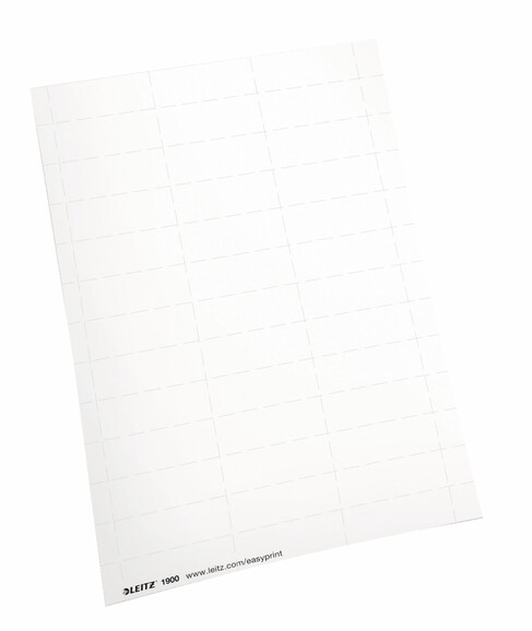 Blanko-Schildchen Leitz 1900 weiss, Art.-Nr. 1900-00-01 - Paterno B2B-Shop