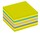 Haftnotizwürfel Post-it 76x76 mm neongrün-blau, Art.-Nr. 2028NB - Paterno B2B-Shop