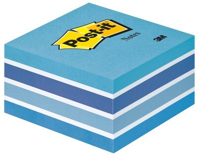 Haftnotizwürfel Post-it 76x76 mm pastelblau, Art.-Nr. 2028B - Paterno B2B-Shop