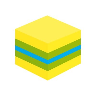Haftnotizwürfel Post-it 51x51 mm Mini, Art.-Nr. 2051-L - Paterno B2B-Shop