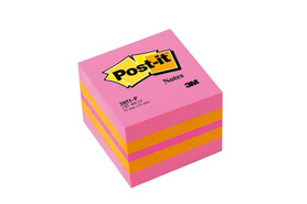 Haftnotizwürfel Post-it 51x51 mm Mini pink, Art.-Nr. 2051-P - Paterno B2B-Shop
