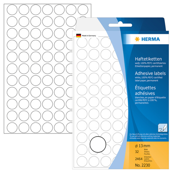 Markierungspunkte Herma 13 mm, Art.-Nr. 223 - Paterno B2B-Shop