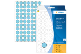 Markierungspunkte Herma 13 mm blau, Art.-Nr. 2233BLAU - Paterno B2B-Shop