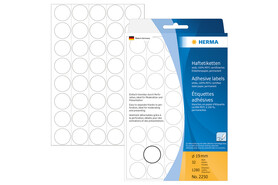 Markierungspunkte Herma 19 mm weiss, Art.-Nr. 2250E - Paterno B2B-Shop
