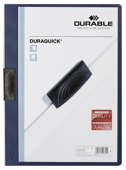 Klemmmappe Duraquick A4 hellblau, Art.-Nr. 2270-HBL - Paterno B2B-Shop