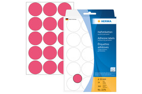 Markierungspunkte Herma 32 mm leuchtrot, Art.-Nr. 2276E - Paterno B2B-Shop