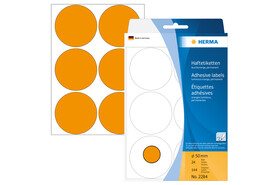 Markierungspunkte Herma 50 mm leuchtorange, Art.-Nr. 2284E - Paterno B2B-Shop