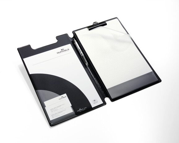 Klemmbrettmappe Durable A4+ Übergrösse schwarz, Art.-Nr. 233201 - Paterno B2B-Shop