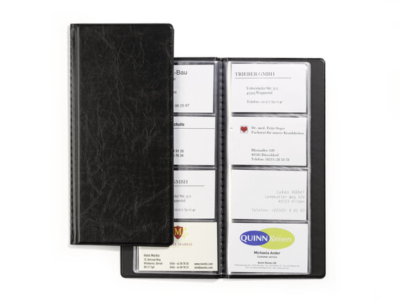 Visitenkartenalbum Visifix 2380 schwarz, Art.-Nr. 2380-SW - Paterno B2B-Shop