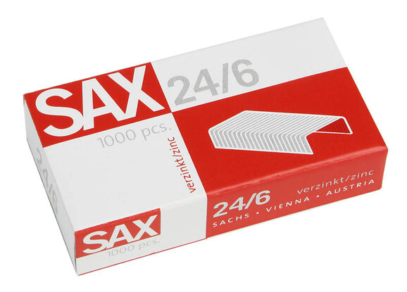 Heftklammern Sax 24/6 verkupfert, Art.-Nr. 24-6 - Paterno B2B-Shop