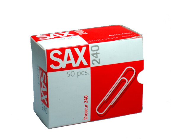Büroklammern Sax 240 Original 77 mm, Art.-Nr. 240-C - Paterno B2B-Shop Büroklammern Sax 240 Original 77 mm, Art.-Nr. 240-C - Paterno B2B-Shop