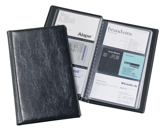 Visitenkartenalbum Durable Visifix 2400 schwarz, Art.-Nr. 240001 - Paterno B2B-Shop