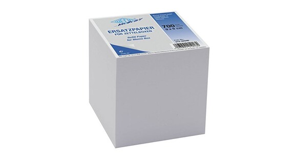 Ersatzpapier Wedo für Zettelbox 9x9 cm, Art.-Nr. 2702650.0 - Paterno B2B-Shop