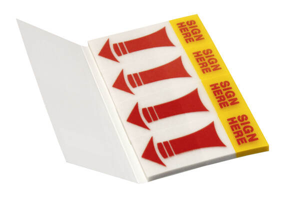 Haftmarker Info page Sign here, Art.-Nr. 27790000 - Paterno B2B-Shop