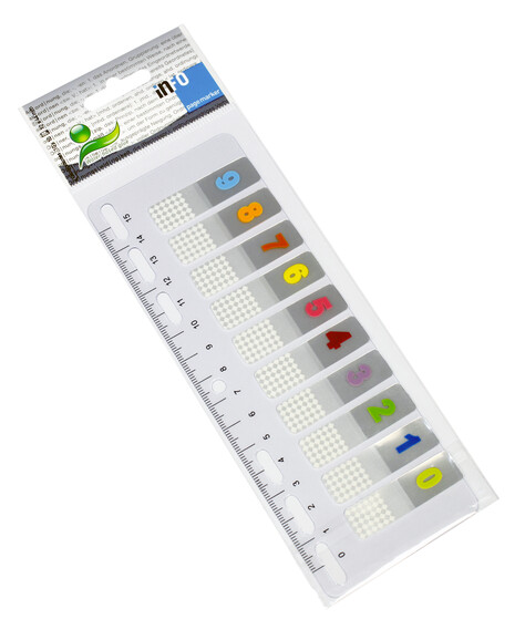 Haftmarker info page Zahlen 0-9, Art.-Nr. 27800000 - Paterno B2B-Shop
