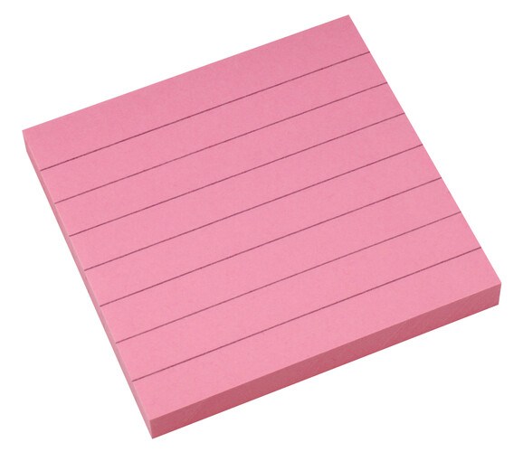 Haftnotizen Info notes 75x75 mm liniert grün, Art.-Nr. 278PSM-LIN-GN - Paterno B2B-Shop