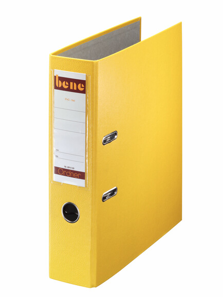 Ordner Bene Standard breit gelb, Art.-Nr. 291400-GE - Paterno B2B-Shop