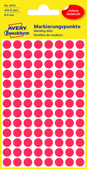 Markierungspunkte ZWF Ø 8 mm, rot, Art.-Nr. 3010ZWF - Paterno B2B-Shop