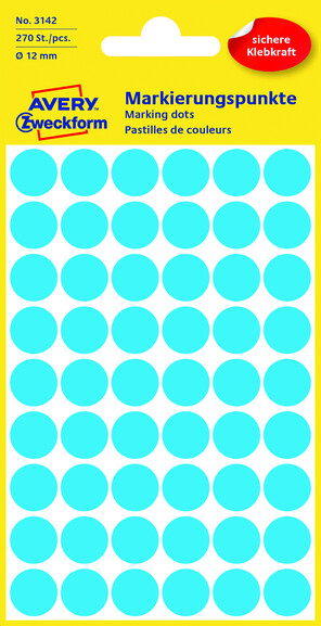 Markierungspunke ZWF Ø12 mm, blau, Art.-Nr. 3142ZWF - Paterno B2B-Shop