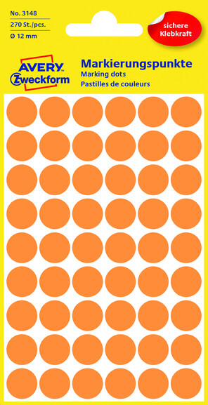 Markierungspunke ZWF Ø 12 mm, leuchtorange, Art.-Nr. 3148ZWF - Paterno B2B-Shop
