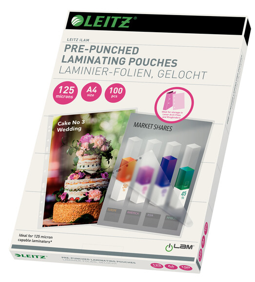 Laminiertasche Leitz EVA A4 125 my, Art.-Nr. 33878 - Paterno B2B-Shop