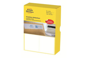 Frankieretiketten ZWF 138x48mm, doppelt, Art.-Nr. 3442ZWF - Paterno B2B-Shop