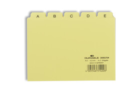 Leitregister Durable A6 quer A-Z 5/5-teilung, Art.-Nr. 3660 - Paterno B2B-Shop