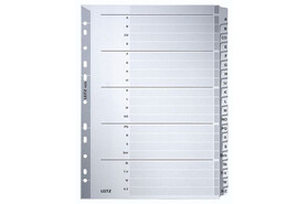 Register Leitz A4 A-Z grau, Art.-Nr. 4328-00-00 - Paterno B2B-Shop