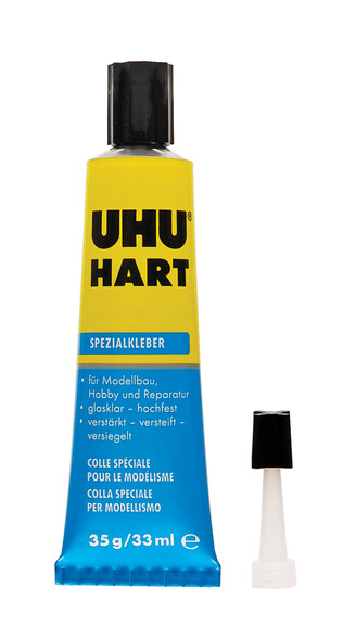 Klebstoff Uhu hart 35 gr. U23, Art.-Nr. 45510 - Paterno B2B-Shop